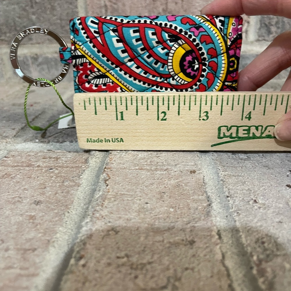 Vera Bradley Multicolor Paisley Keychain Wallet - Picture 5 of 5